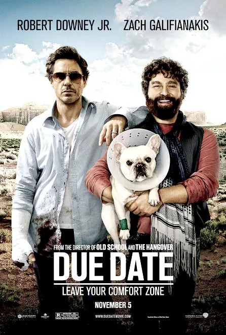 Due Date (2010) คู่แปลก ทริปป่วน ร่วมไปให้ทันคลอด